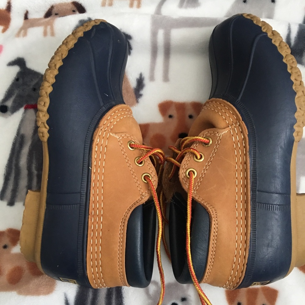LL Bean boot (booties), navy blue, new only worn a couple times.